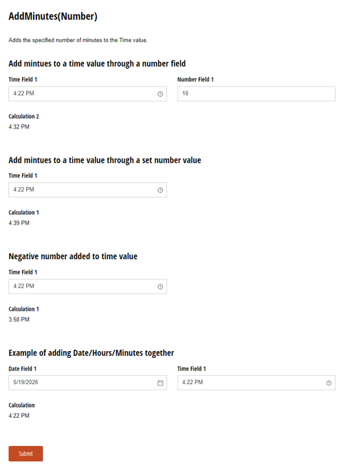 Go to AddMinutes(Number) template