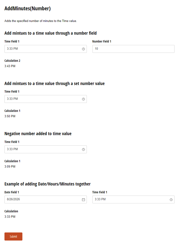 Go to AddMinutes(Number) template