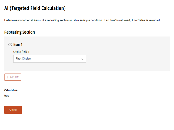 Go to All(Targeted Field Calculation) template