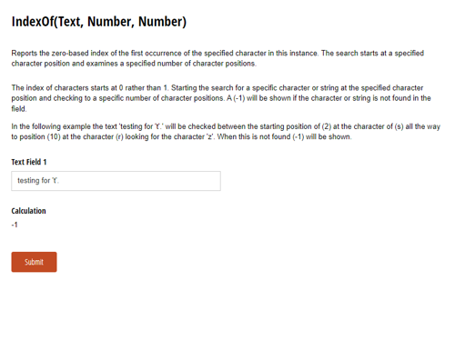 Go to IndexOf(Text, Number, Number) template