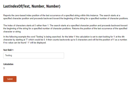 Go to LastIndexOf(Text, Number, Number) template