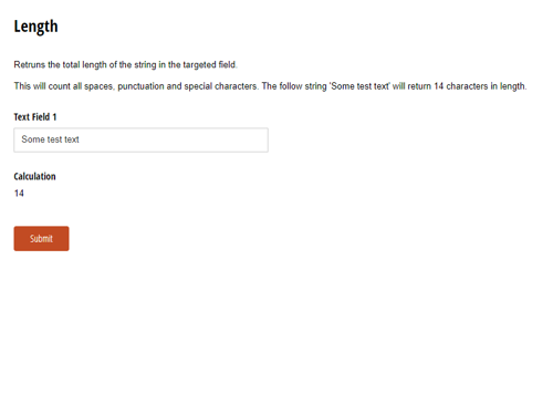 Go to Length template