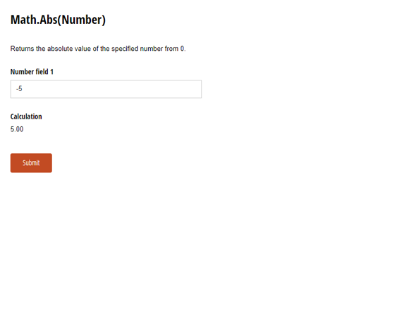 Go to Math.Abs(Number) template