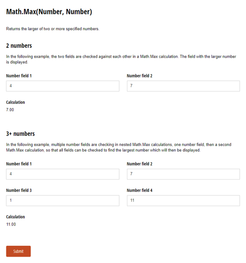 Go to Math.Max(Number, Number) template