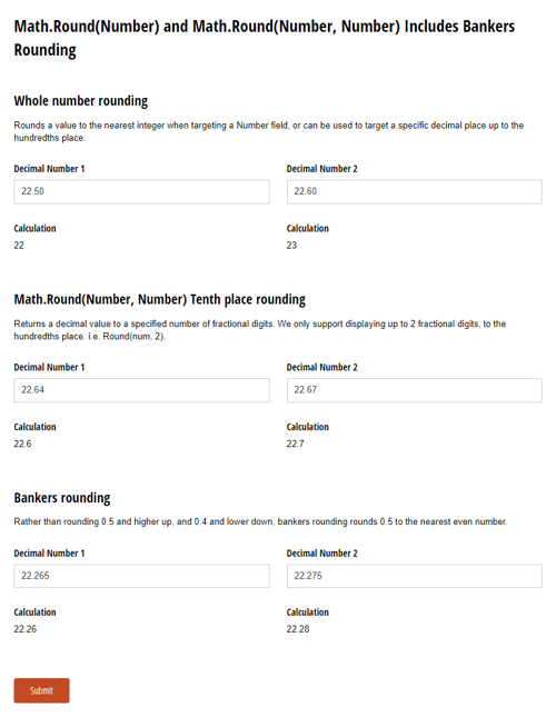 Go to Math.Round(Number) and Math.Round(Number, Number) Includes Bankers Rounding template