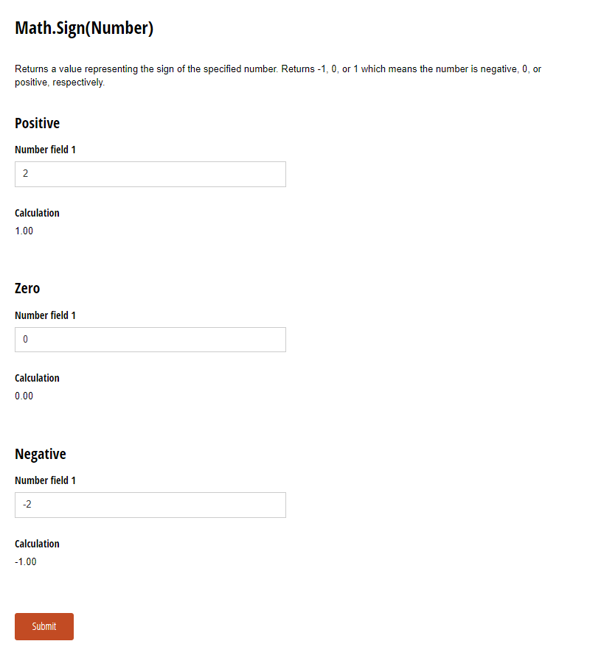 Go to Math.Sign(Number) template