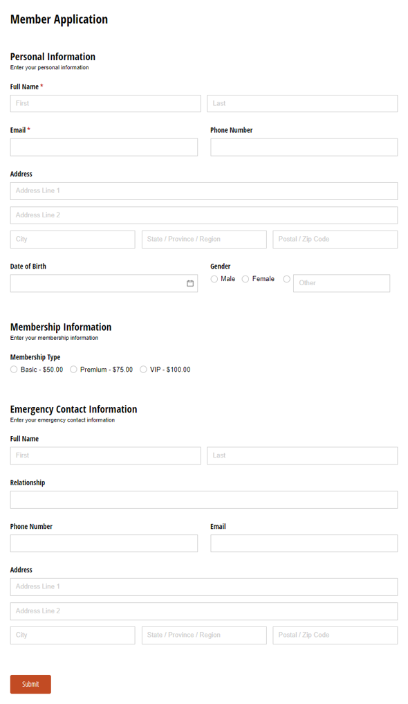 Go to Member Portal Template Bundle template