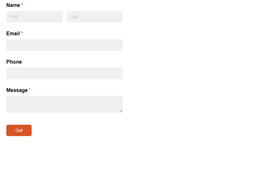 Go to Short Lead Capture Form template