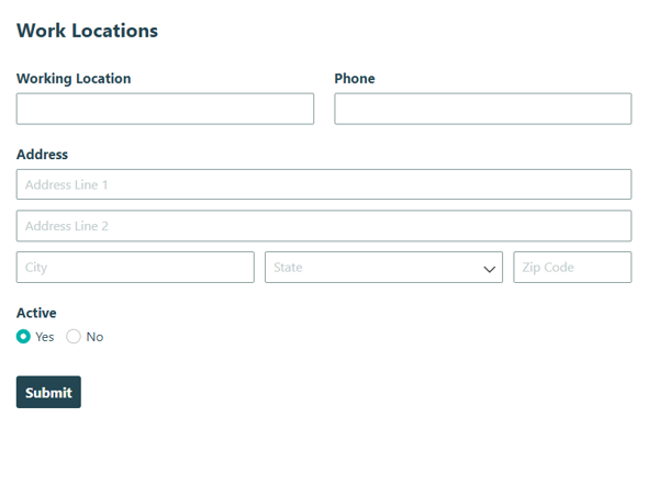 Go to Work Locations template
